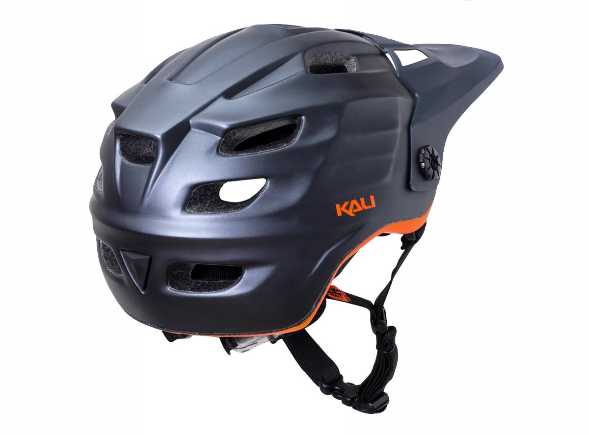 Kali Maya MTB Helmet - Solid - Matt Gray-Orange
