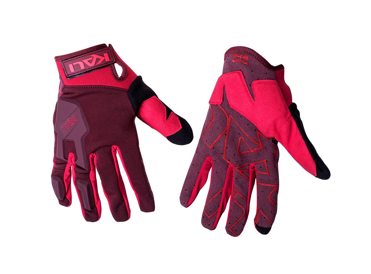 Kali Venture MTB Glove - Black-Red Black - Red Large 