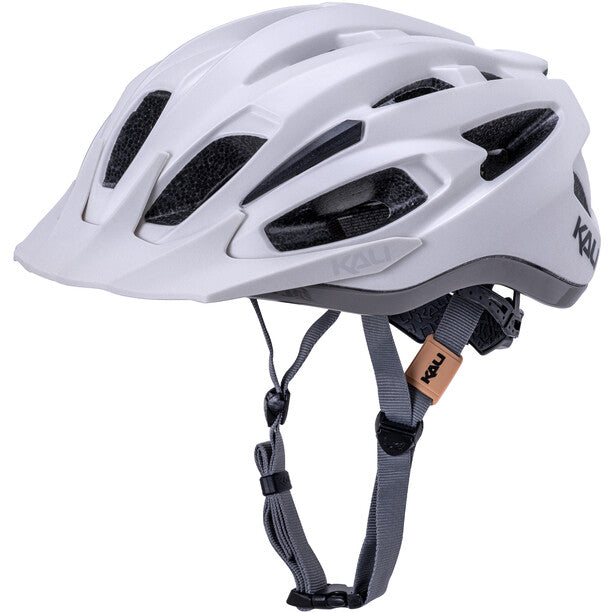 Kali Alchemy MTB Helmet - Solid Matt Khaki-Stone Matt Khaki - Stone Small/Medium 