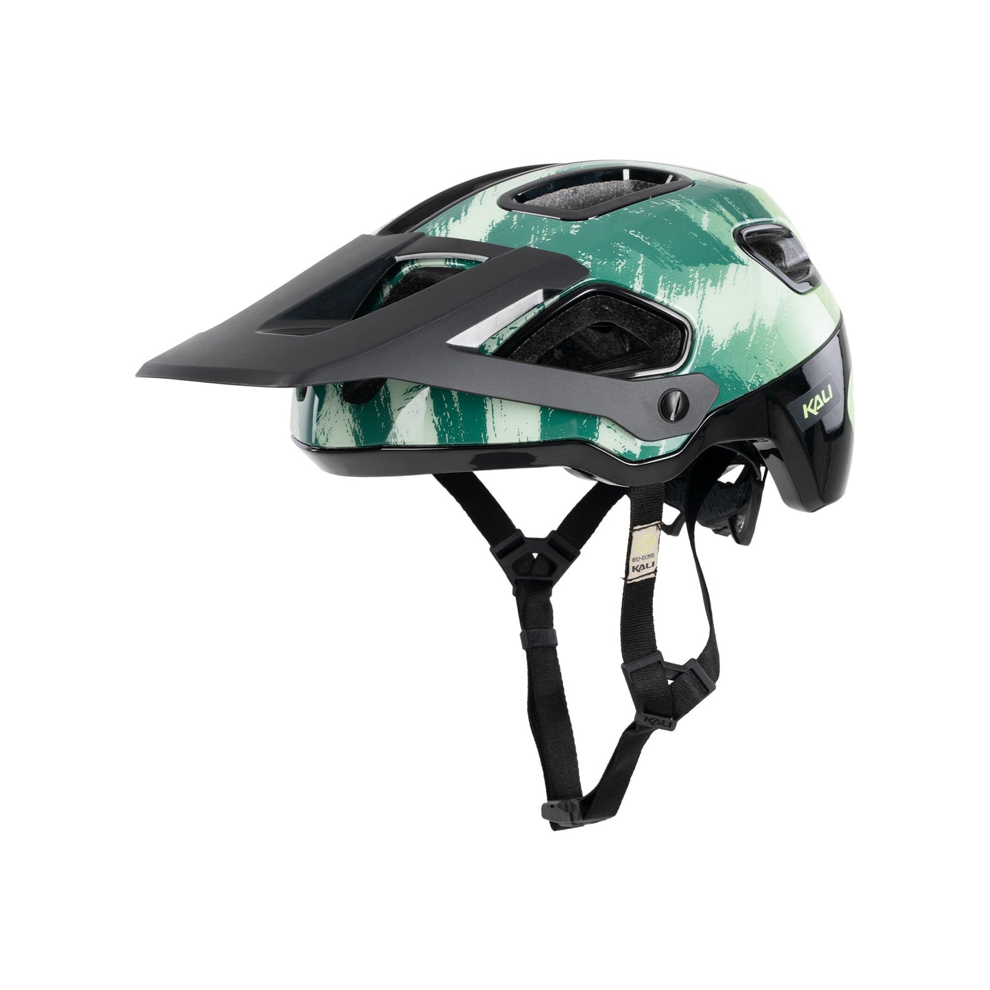 Kali Cascade MTB Helmet - Feather Gloss Green - 2022 Feather Gloss Green Small/Medium 