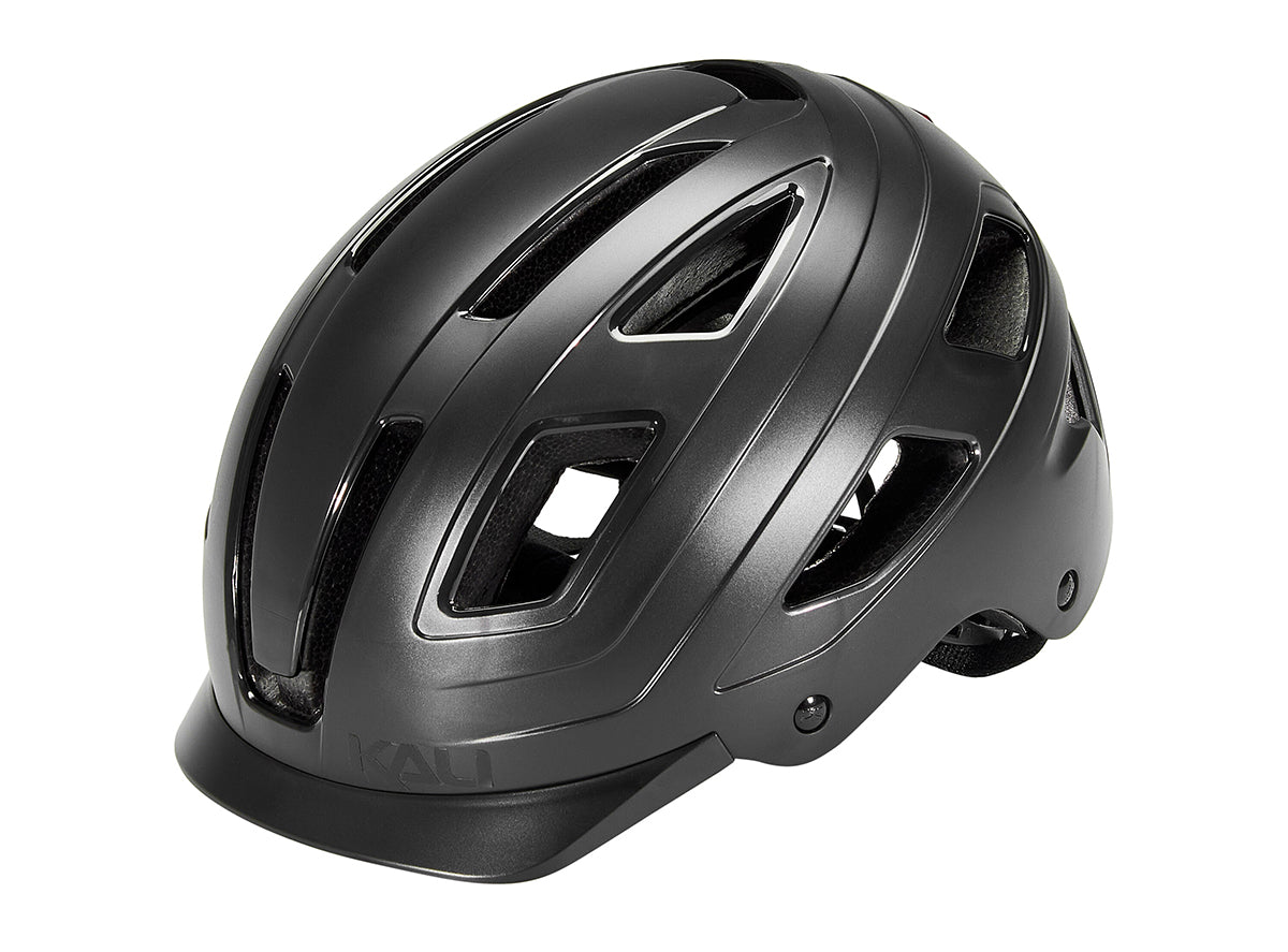 Kali Cruz Urban Commuter Helmet - Solid Black Solid Black Small/Medium 