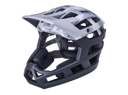 Kali Invader 2.0 Enduro Helmet - Camo Matt Gray-Black Camo Matt Gray - Black X-Small/Medium 