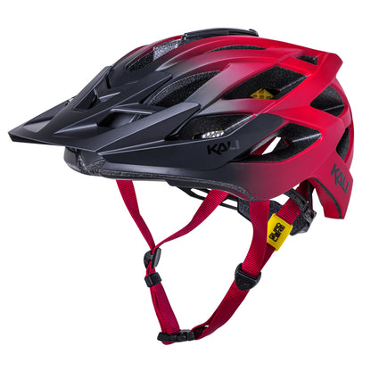 Kali Lunati 2.0 MTB Helmet - Fade Matt Black-Red Matt Black - Red Small/Medium 