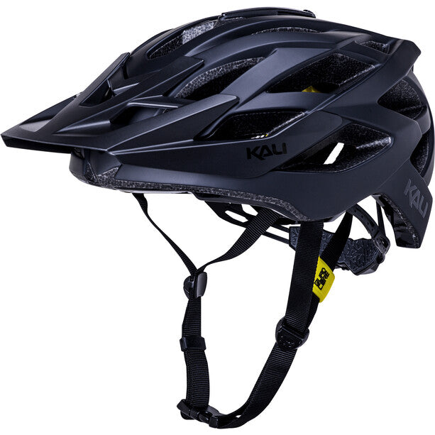 Kali Lunati 2.0 MTB Helmet - Solid Matt Black-Gloss Matt Black - Gloss Small/Medium 