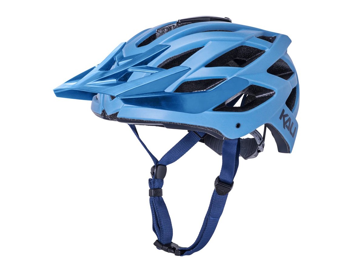 Kali Lunati Matt MTB Helmet - Thunder-Navy Thunder - Navy Large/X-Large 