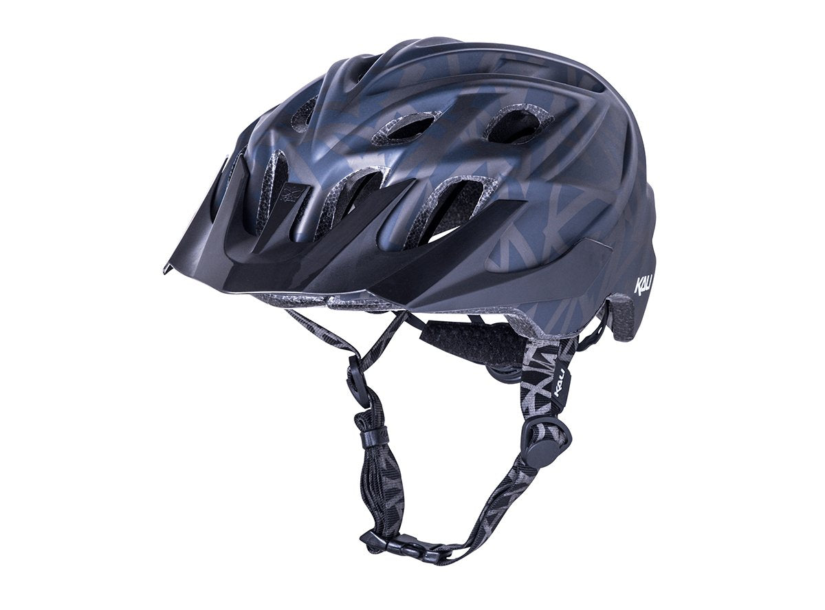 Kali Protectives Chakra MTB Helmet - Youth Plus - Pyramid Matt Black Pyramid Matt Black One Size 