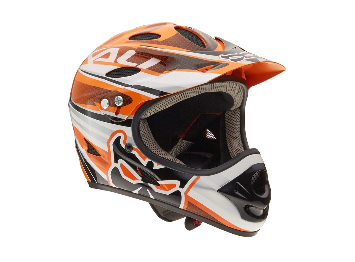 Kali Savara Full Face Helmet - Celebrity Orange Celebrity Orange Large 