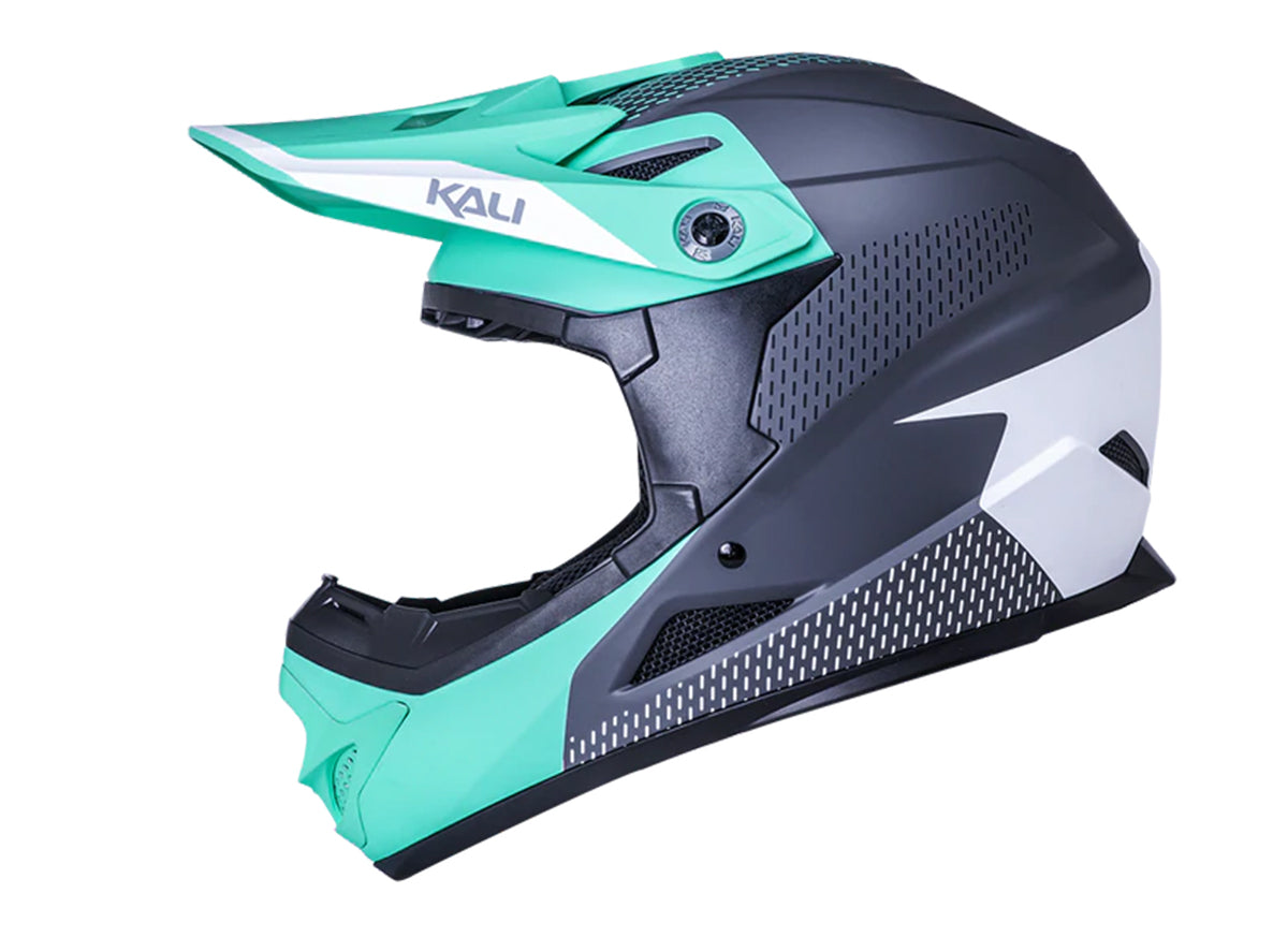 Kali Zoka Full Face Helmet - Dash Matt Seafoam-Gray