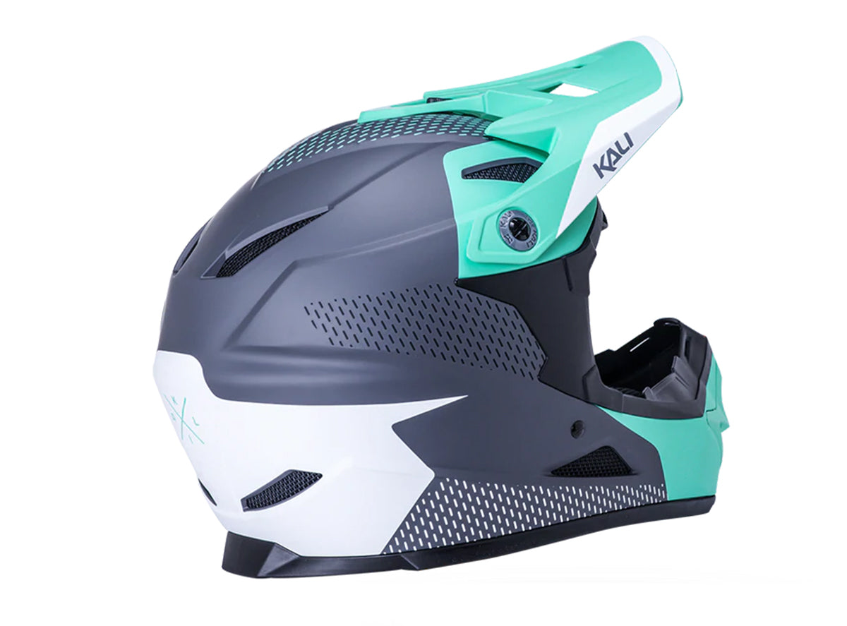 Kali Zoka Full Face Helmet - Dash Matt Seafoam-Gray