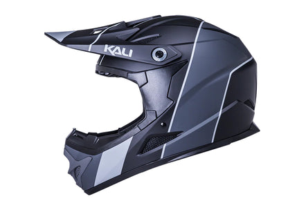 Kali Zoka Full Face Helmet - Stripe Matt Black-Gray