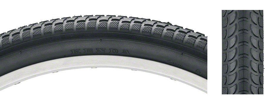 Kenda K927 26" Cruiser Tire - Black Black 26" - 2.125" 