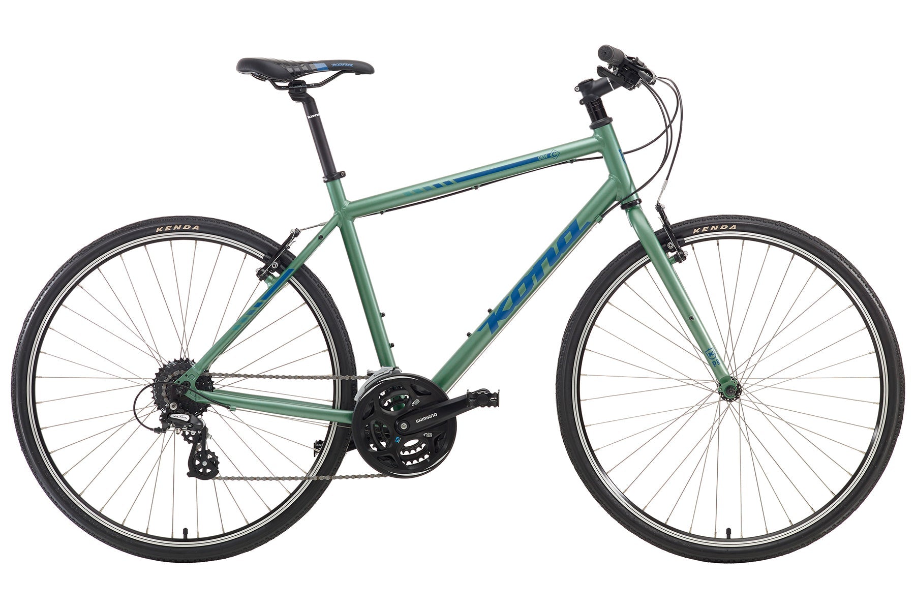 Kona Dew 700c Urban Bike Matt Dark Mint Cambria Bike