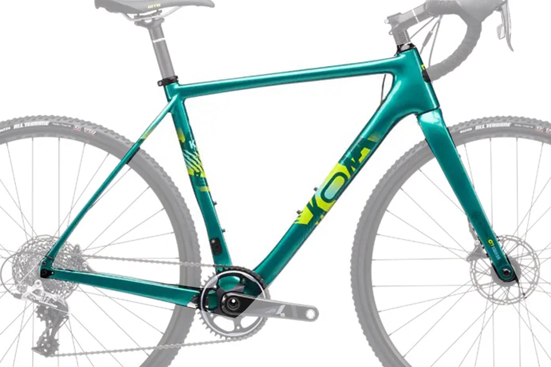 Kona Major Jake 700c Cyclocross Frameset - Gloss Metallic Green