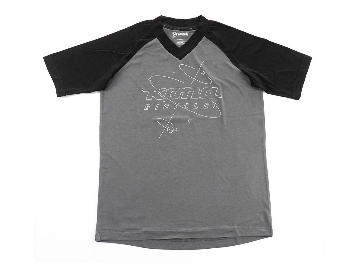 Kona Orrery Short Sleeve Tech Tee - Black-Gray Black - Gray Small 