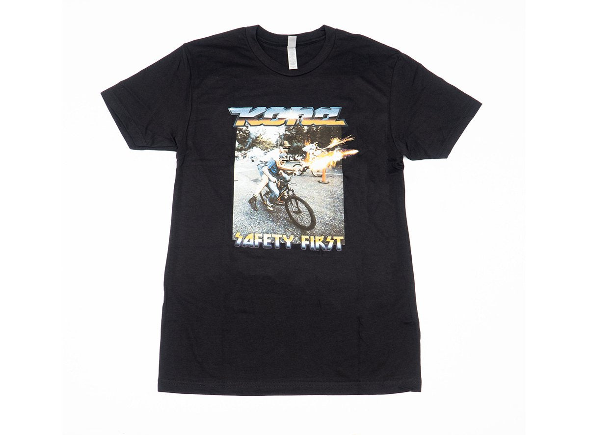 Kona Safety First Tee Shirt - Black Black Large 