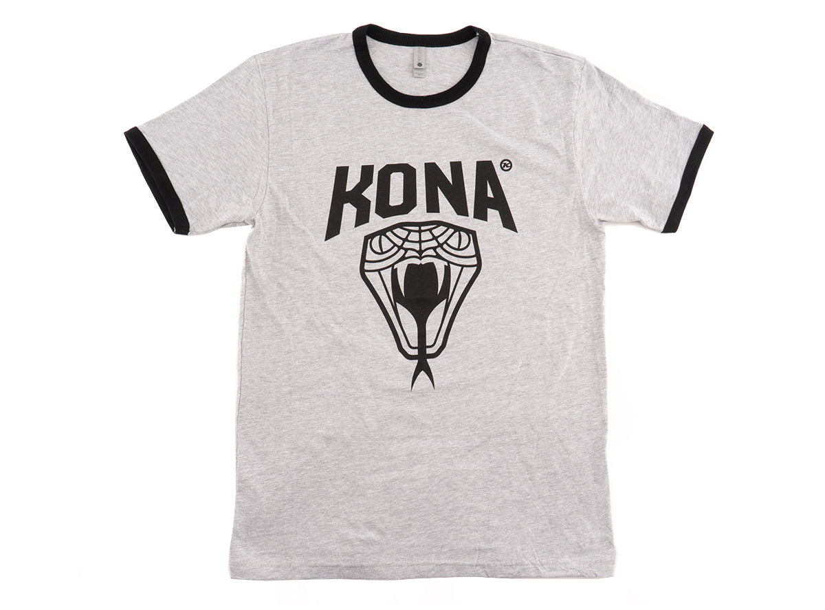 Kona Snake Tee - Gray Gray Small 