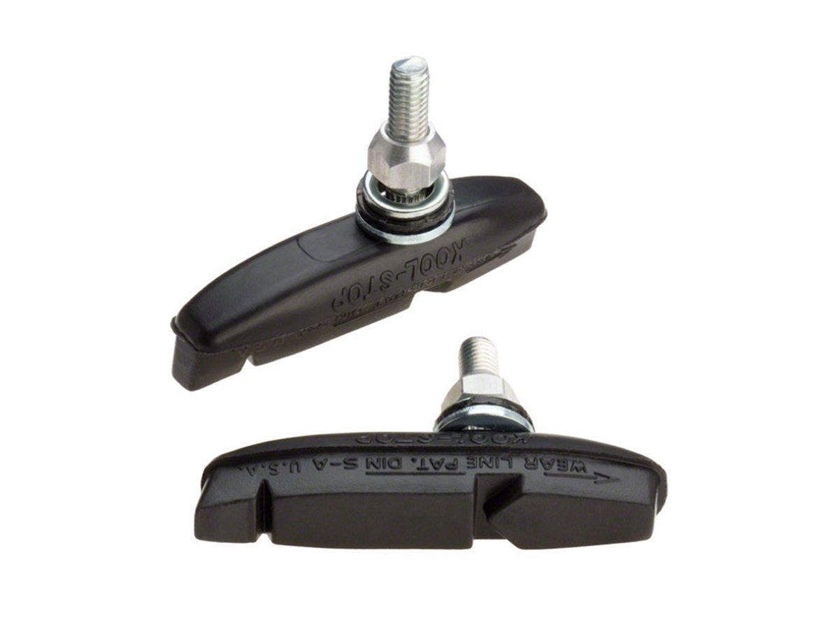 Kool Stop Eagle Claw II Brake Pads - Threaded Post - Black Black  