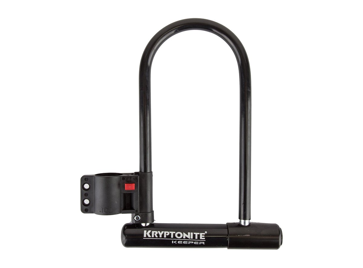 Kryptonite Keeper Standard U-Lock 4 x 8" - Black Black  