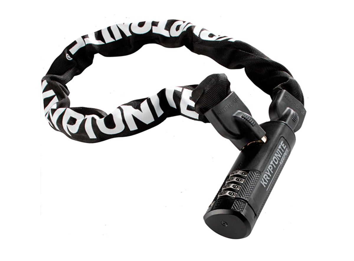 Kryptonite Keeper 712 Chain Lock - Combination - Black Black 3.93' 