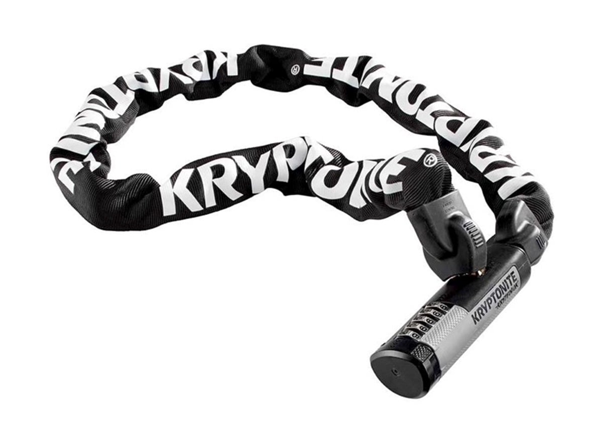 Kryptonite KryptoLok 912 Chain Lock - Combination - Black Black 3.93'/120cm 