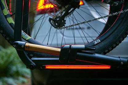 Kuat Piston Pro X LED Dual Ratchet Platform Rack with Kashima - 2 Bike - 1.25" - Galaxy Gray
