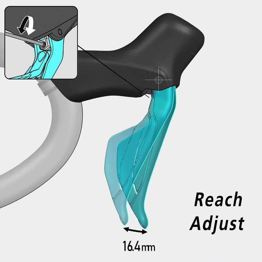 Shimano 105 R7170 Di2 2 Speed Shift/Brake Lever - Front