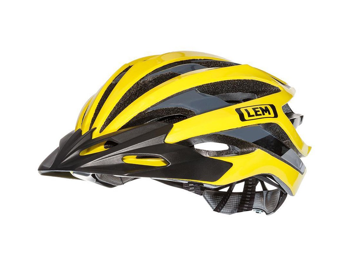 LEM Gavia Road Bike Helmet - Yellow Yellow Small 