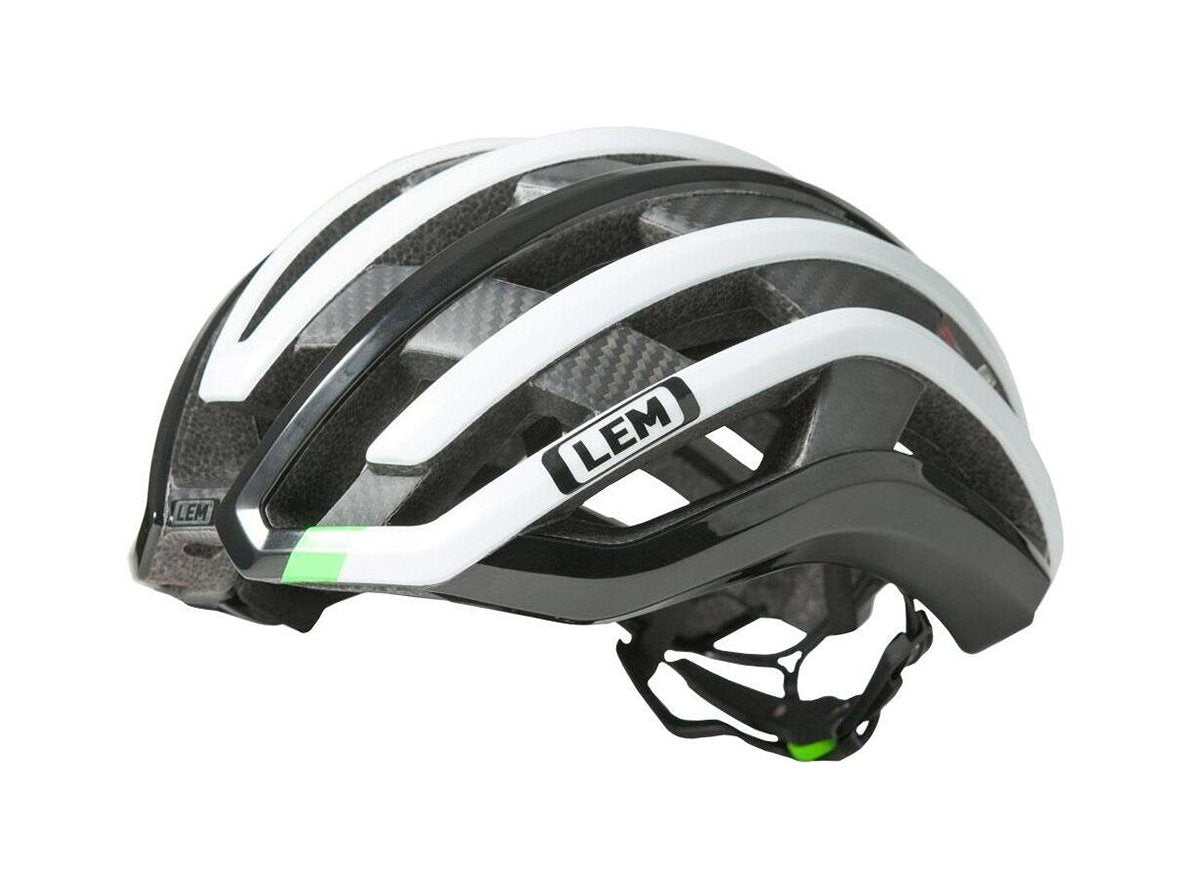 LEM MotivAir Road Bike Helmet - Green-Black Green - Black Small 