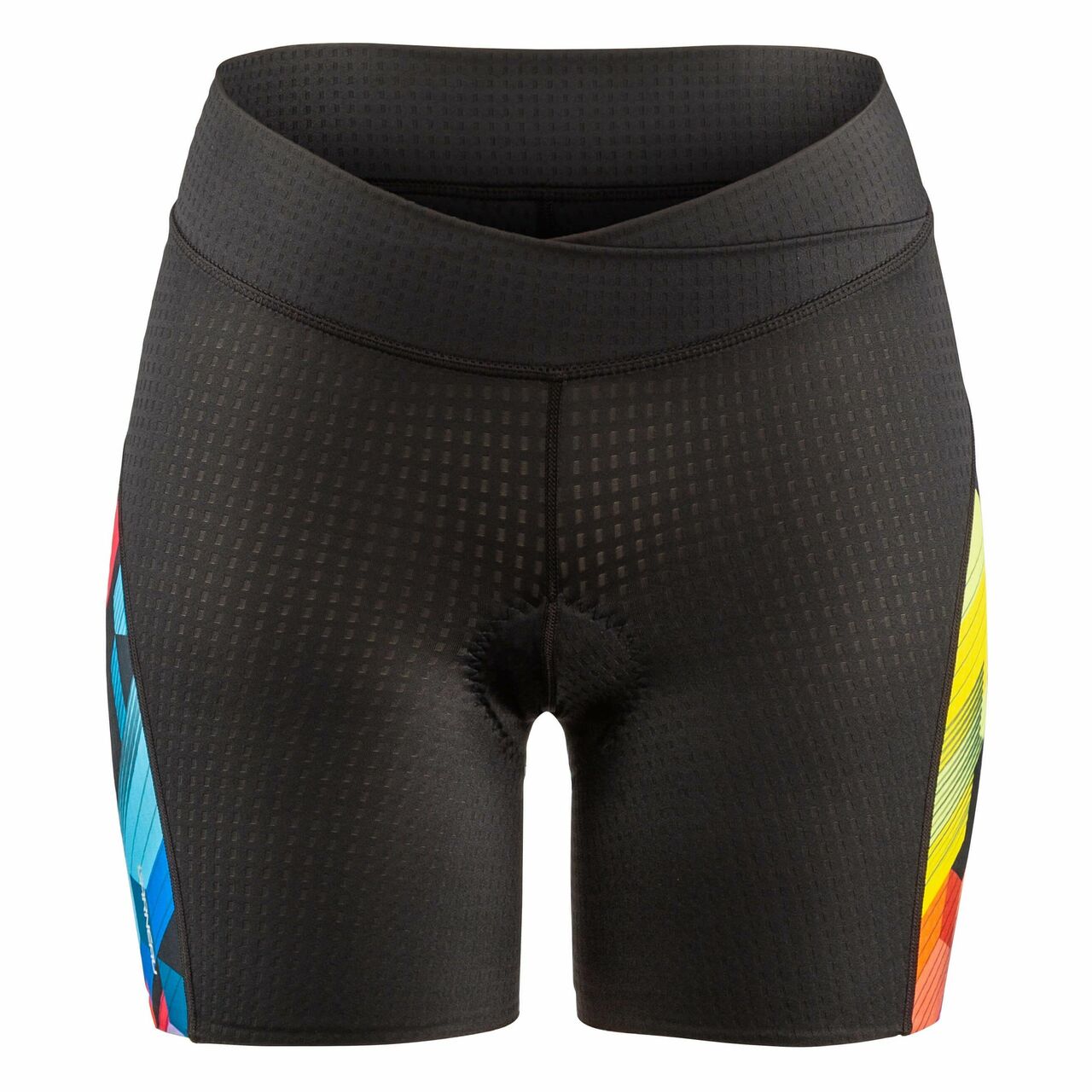 Louis Garneau Vent 6 Tri Short - Womens - Black Multi - 2022 Black Multi X-Small 