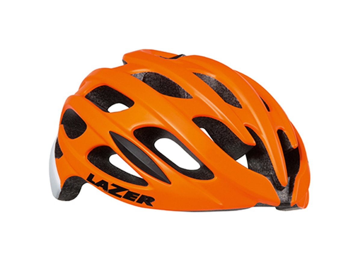 Lazer Blade MIPS Road Helmet - Orange-White Orange - White Small 