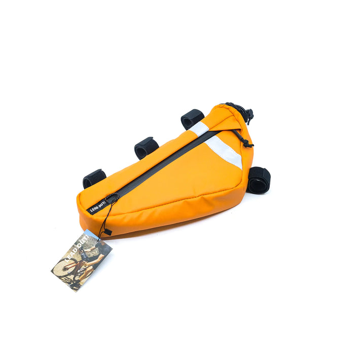 Lead Out! Mini Frame Fit Bag - Orange - Cambria Bike