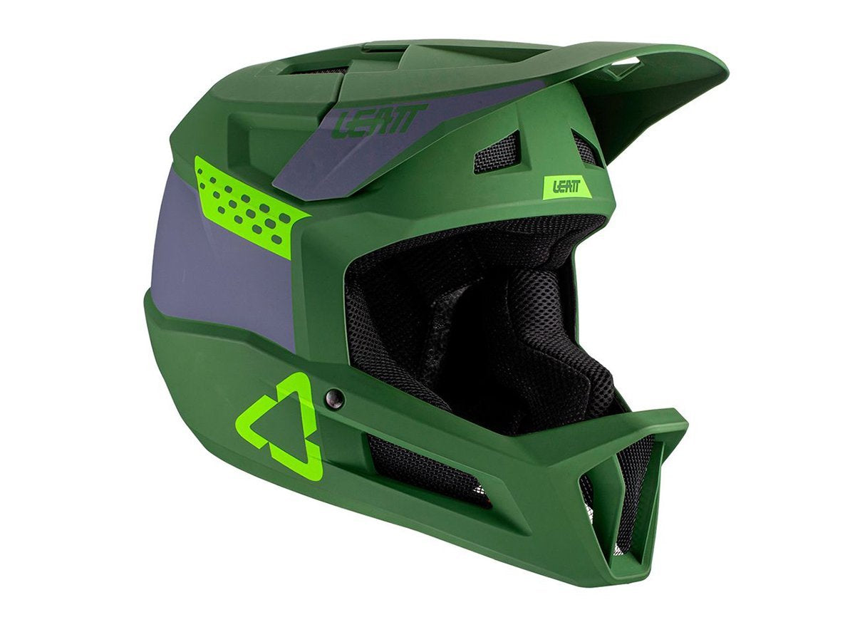 Leatt MTB 1.0 DH Full Face Helmet - Cactus - 2021 Cactus X-Small 