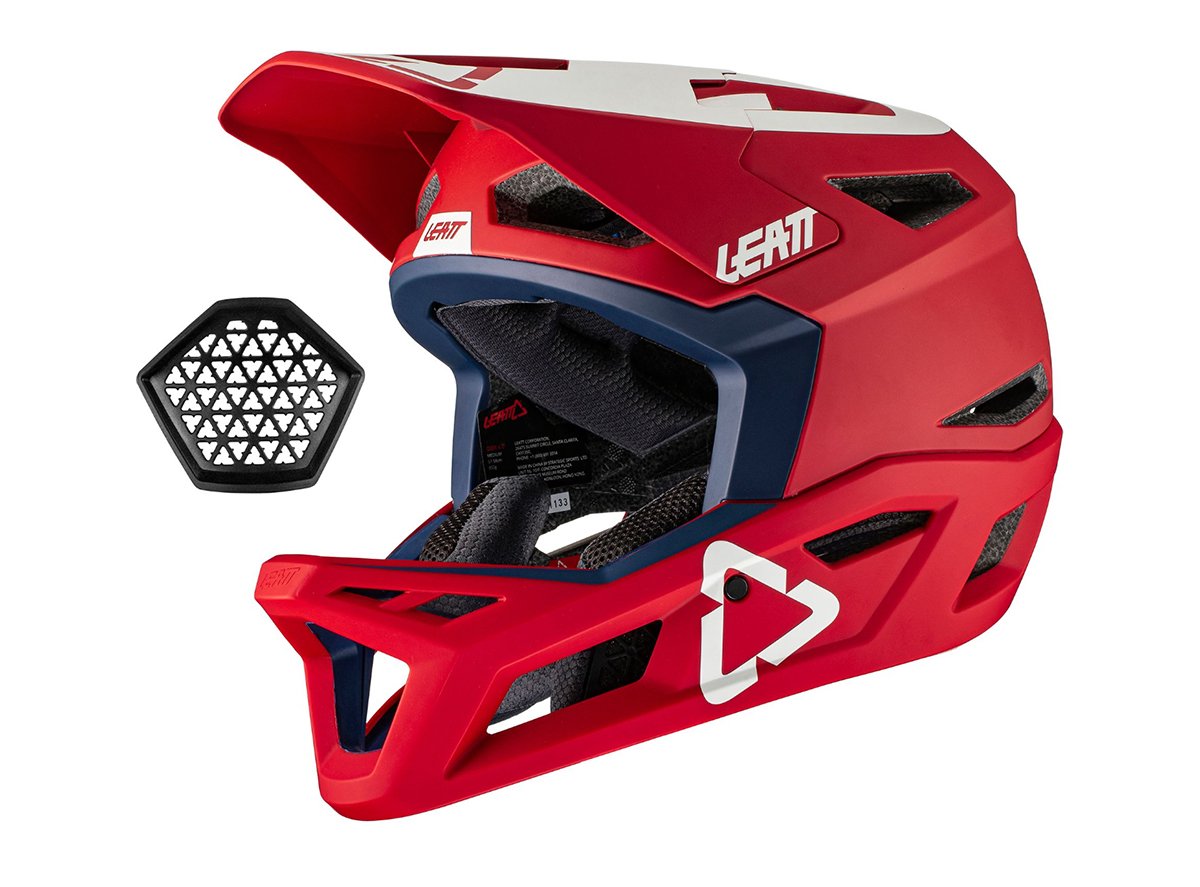 Leatt MTB 4.0 Full Face Helmet - Chilli - 2021 Chilli Small 