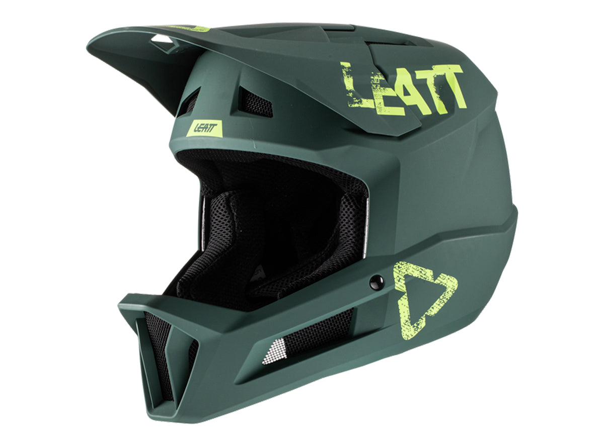 Leatt MTB 1.0 DH Full Face Helmet - Ivy - 2022 Ivy X-Small 