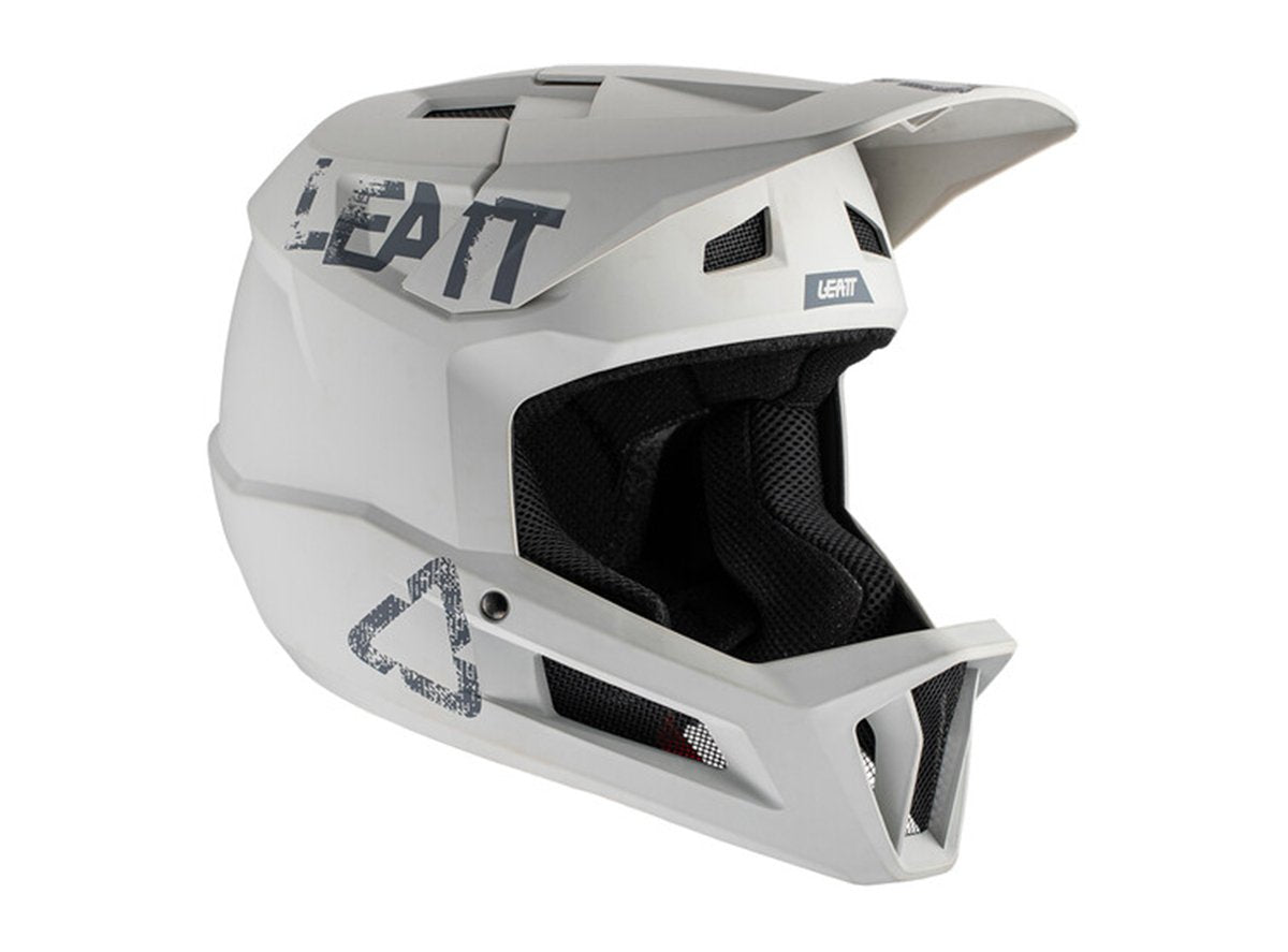 mtb dh helm Leatt MTB 1.0 DH Full Face Helmet - Steel