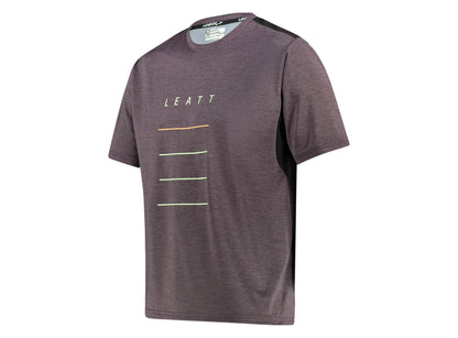 Leatt MTB Trail 1.0 Short Sleeve Jersey - Grape - 2022 Grape X-Small 