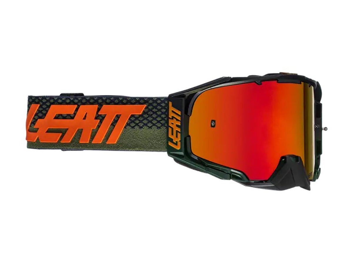 Leatt Velocity 6.5 Iriz MTB Goggle - Cactus - 2021 Cactus Red - 28% Lens 