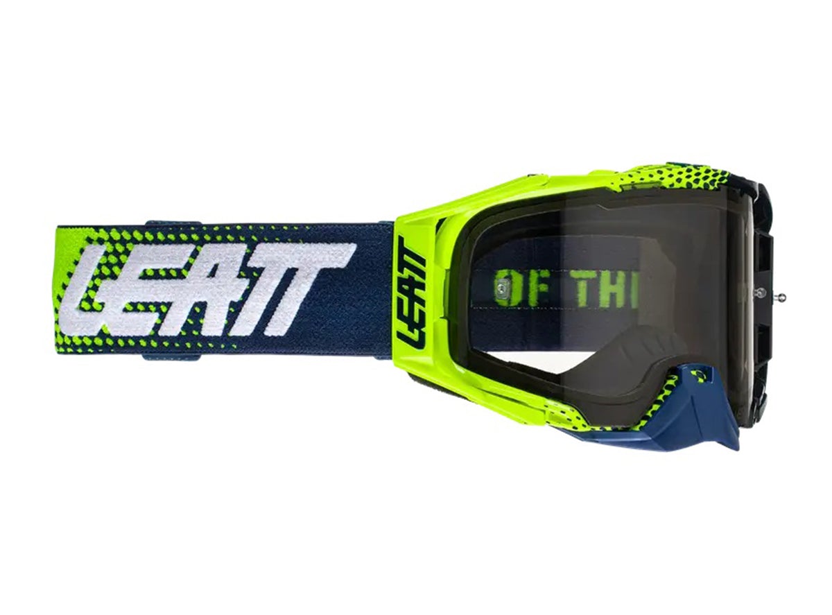 Leatt Velocity 6.5 MTB Goggle - Lime-Blue - 2021 Lime - Blue Light Gray - 58% Lens 