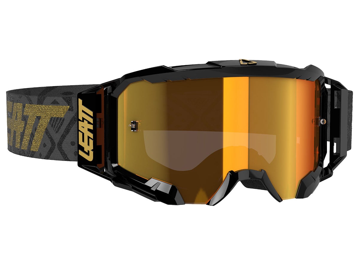 Leatt Velocity 5.5 Iriz MTB Goggle - Black Black Bronz - 22% Lens 