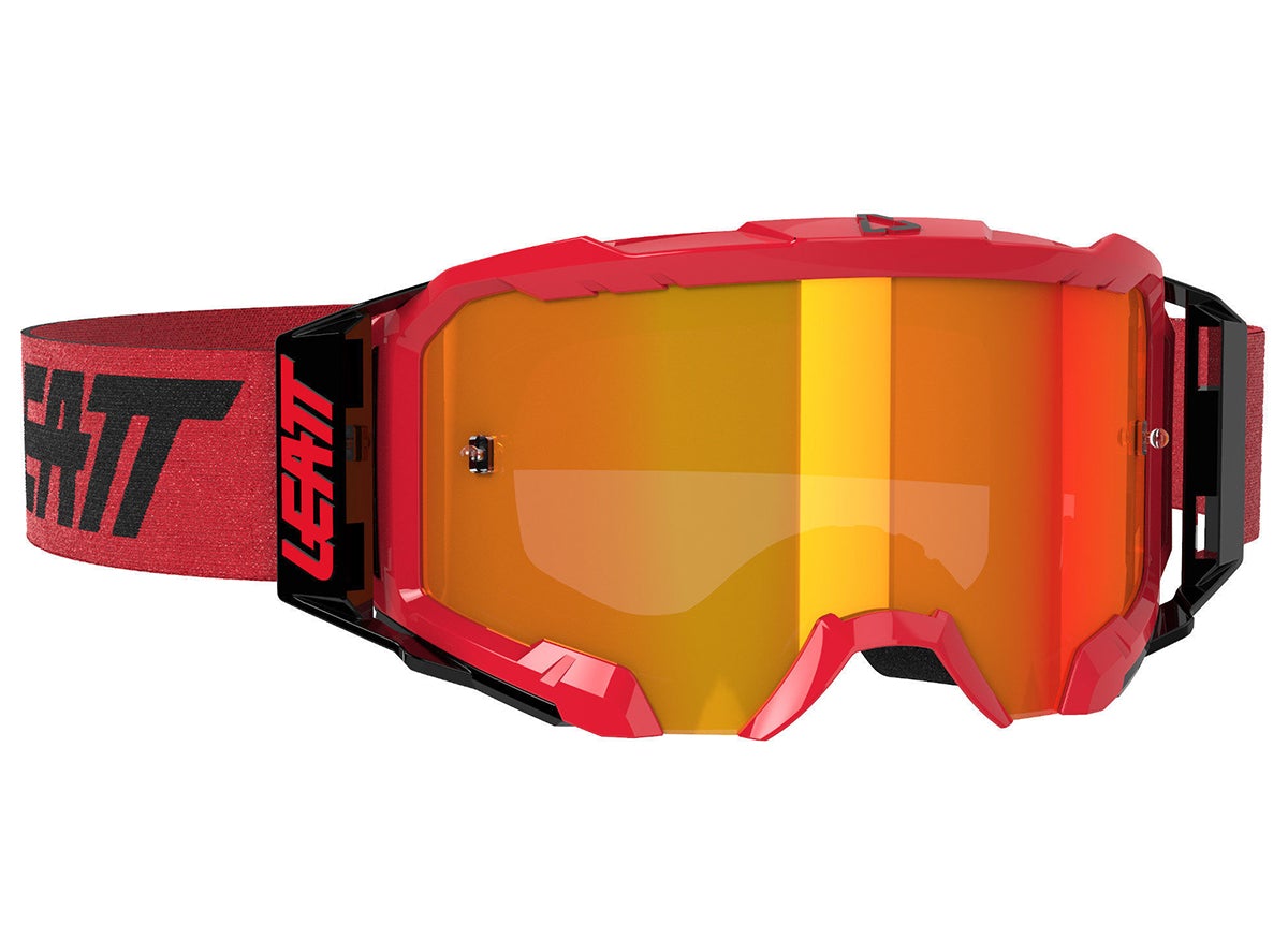 Leatt Velocity 5.5 Iriz MTB Goggle - Red Red Red - 28% Lens 