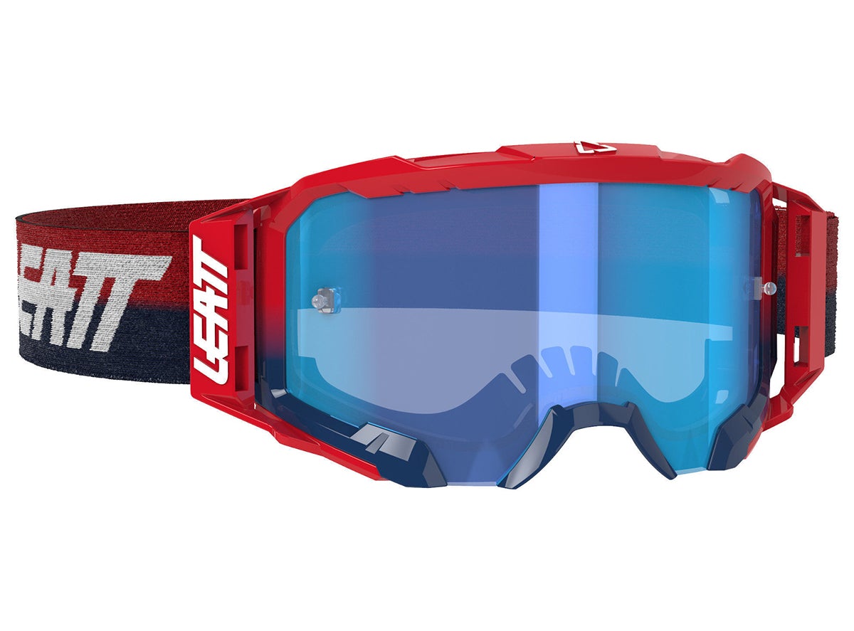 Leatt Velocity 5.5 MTB Goggle - Red - 2020 Red Blue - 52% Lens 
