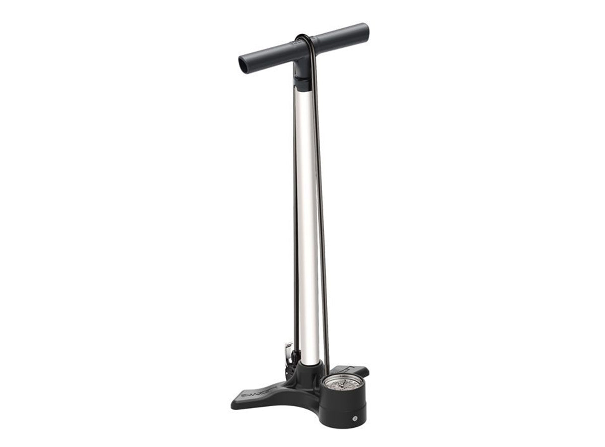 Lezyne Macro Floor Drive Pump - Digital DV Gloss Black Presta / Schrader 