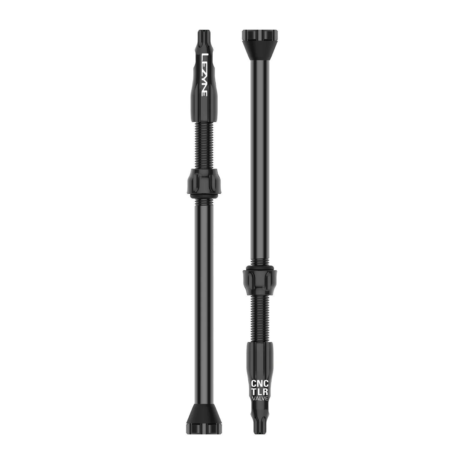 Lezyne CNC TLR Tubeless Valve - 80mm - Pair Black  