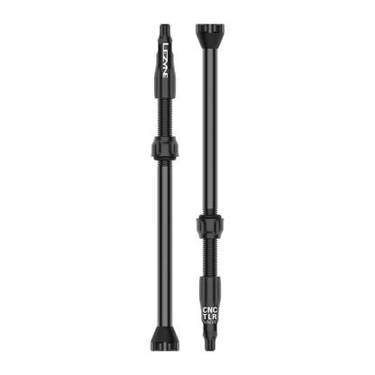 Lezyne CNC TLR Tubeless Valve - 80mm - Pair Black  