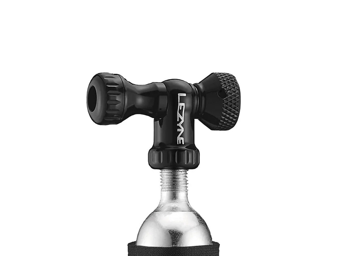 Lezyne Control Drive CO2 Inflator Head - Black Black  