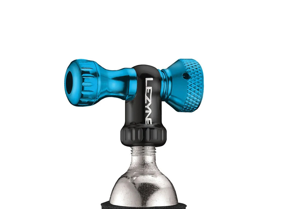 Lezyne Control Drive CO2 Inflator Head - Blue Blue  