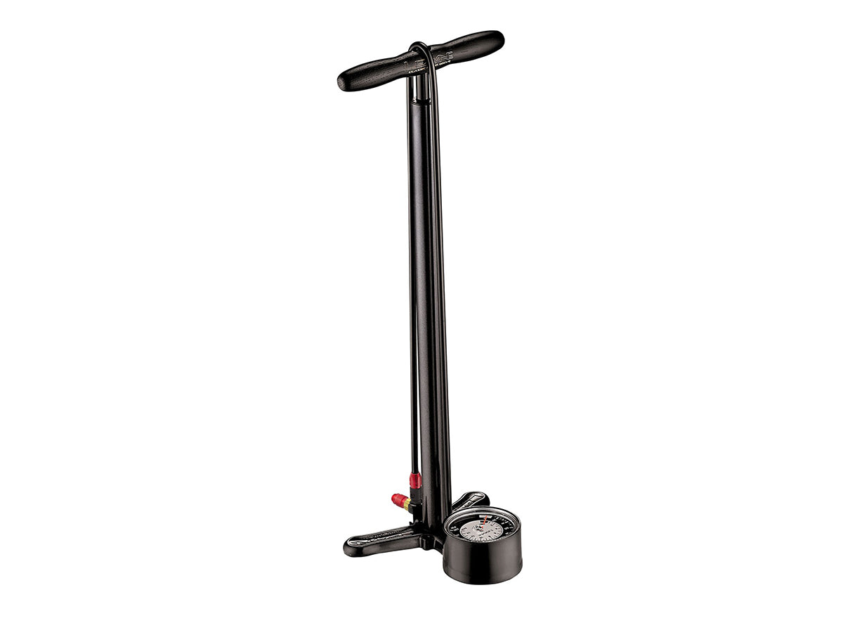 Lezyne Classic Floor Drive Pump Metallic Black Presta / Schrader 