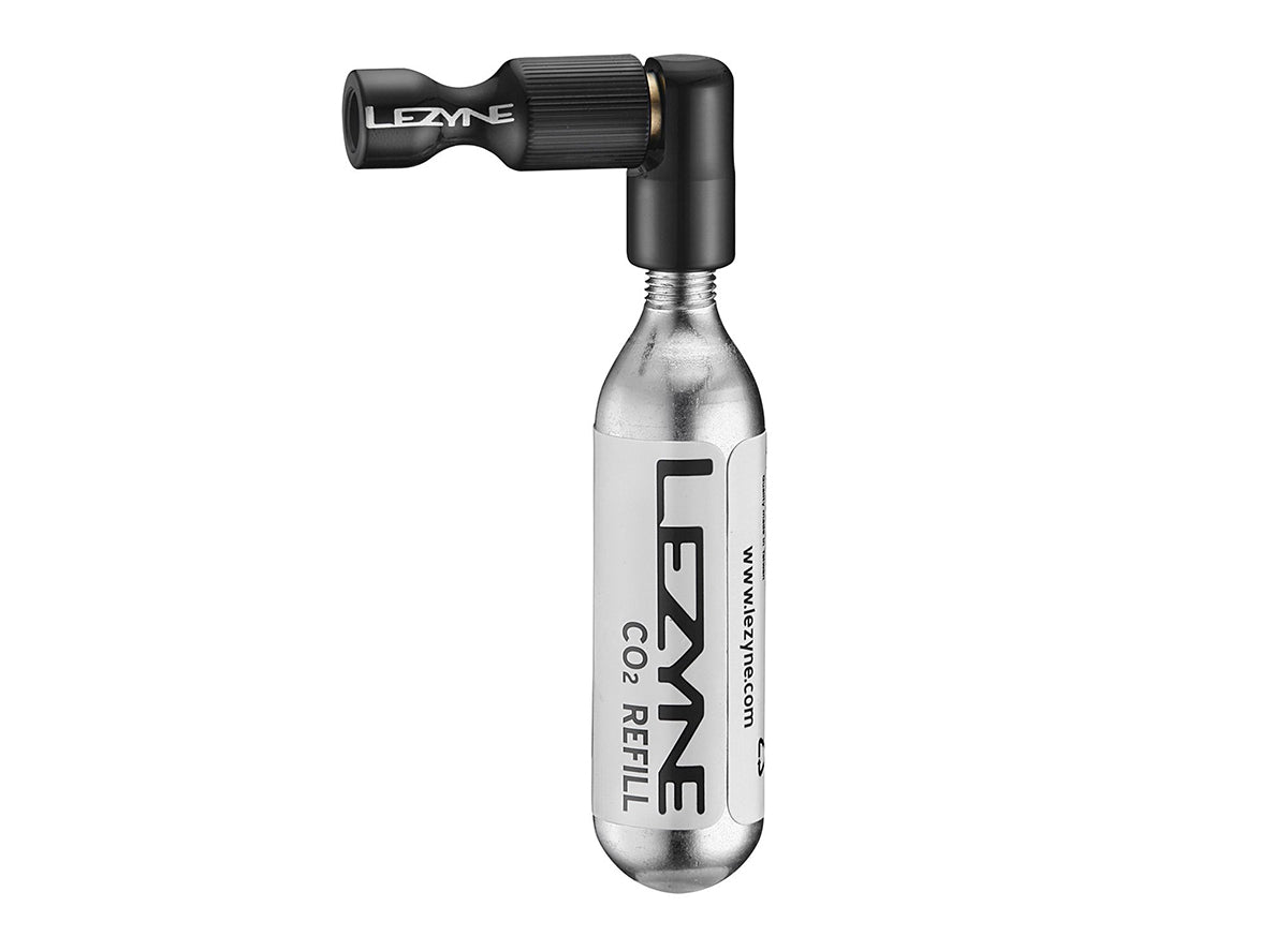 Lezyne Trigger Drive CO2 Inflator Black Presta / Schrader With 16g Cartridge