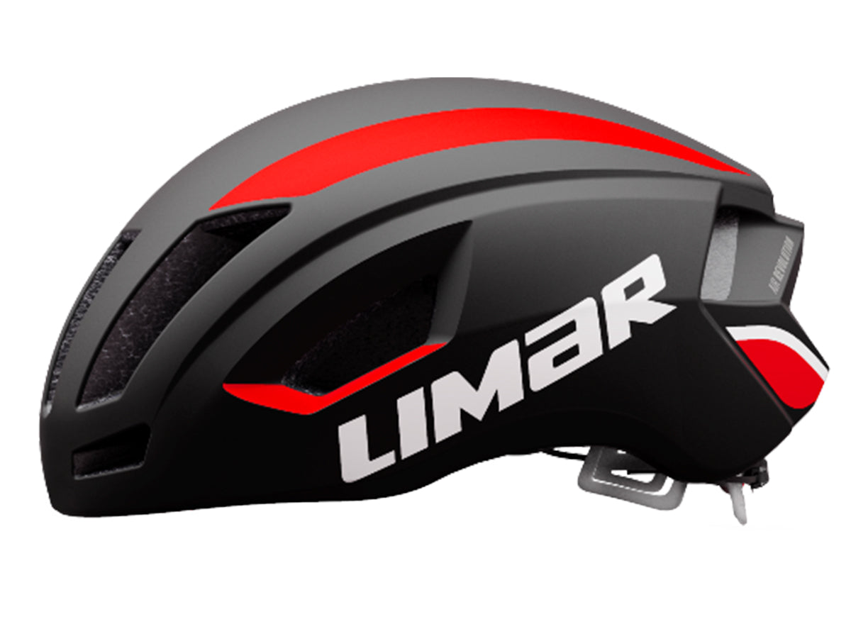 Limar Air Speed Road Helmet - Black-Red Black - Red Small 