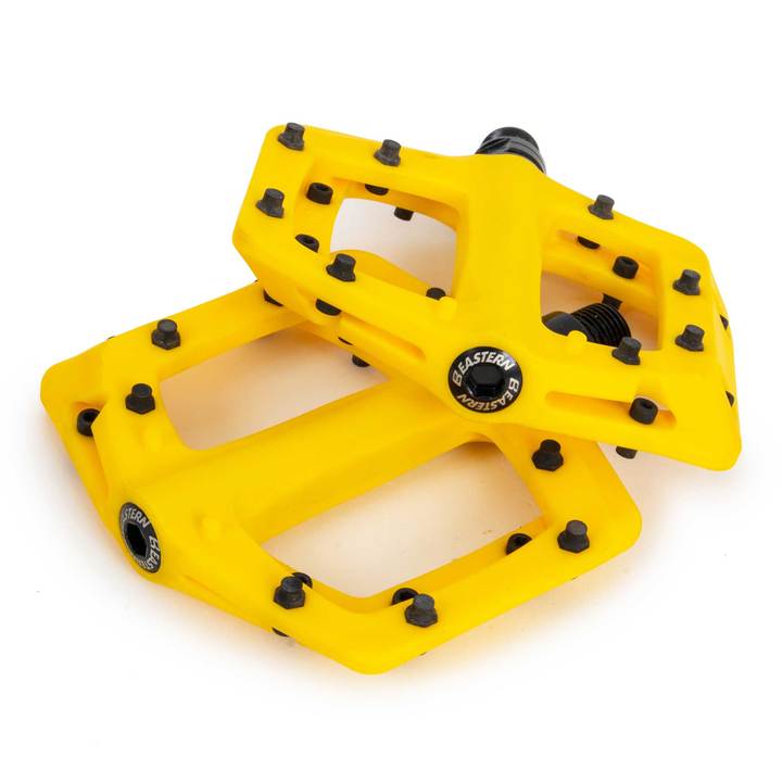 Eastern Linx MTB Flat Pedals - Yellow Yellow  